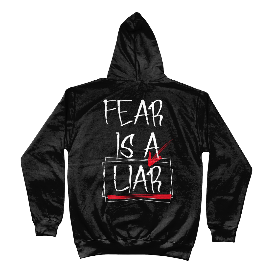 Hoodie fear is a liar 2