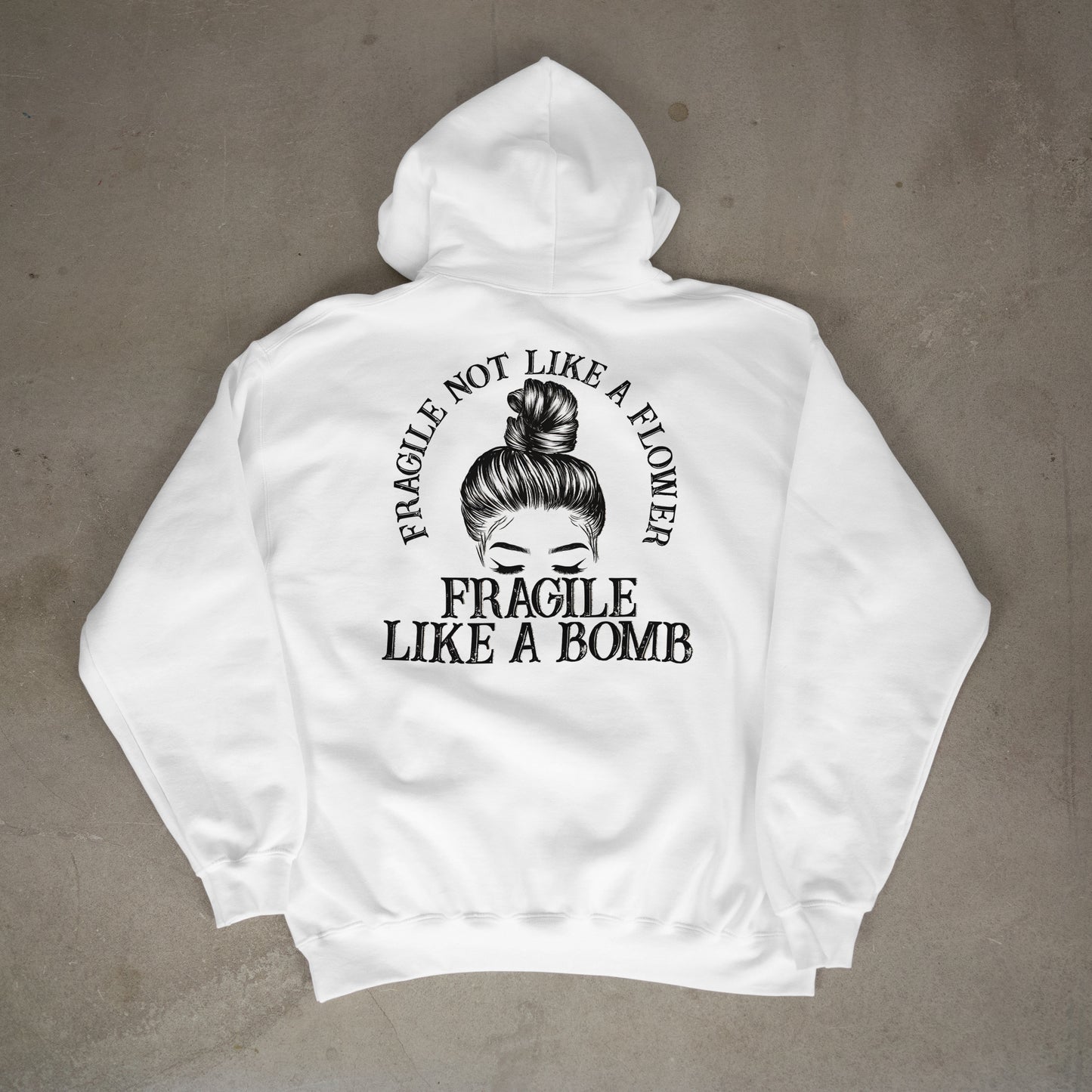 Hoodie zerbrechlich wie eine Bombe