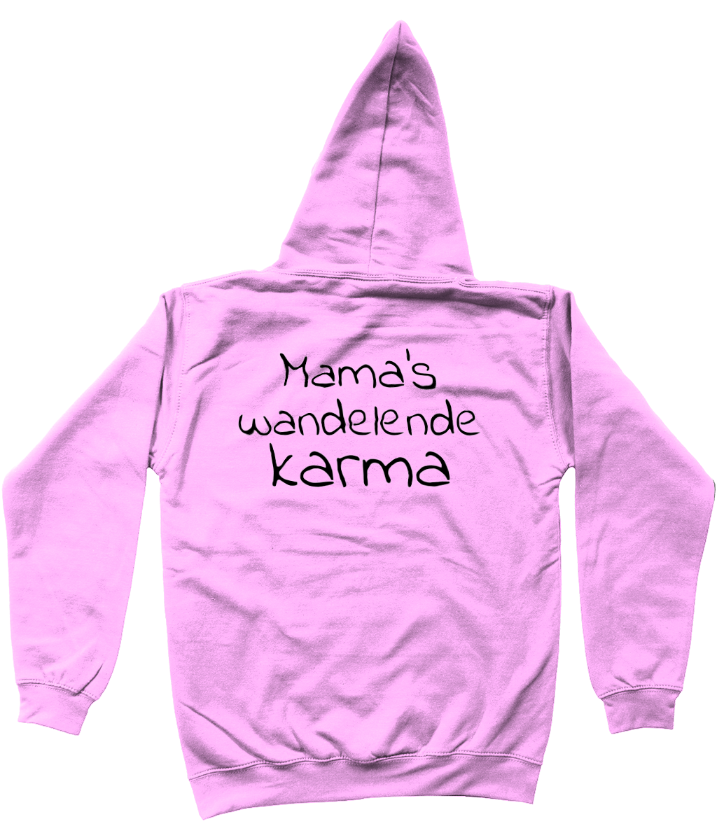 Hoodie kid Mama's wandelende karma