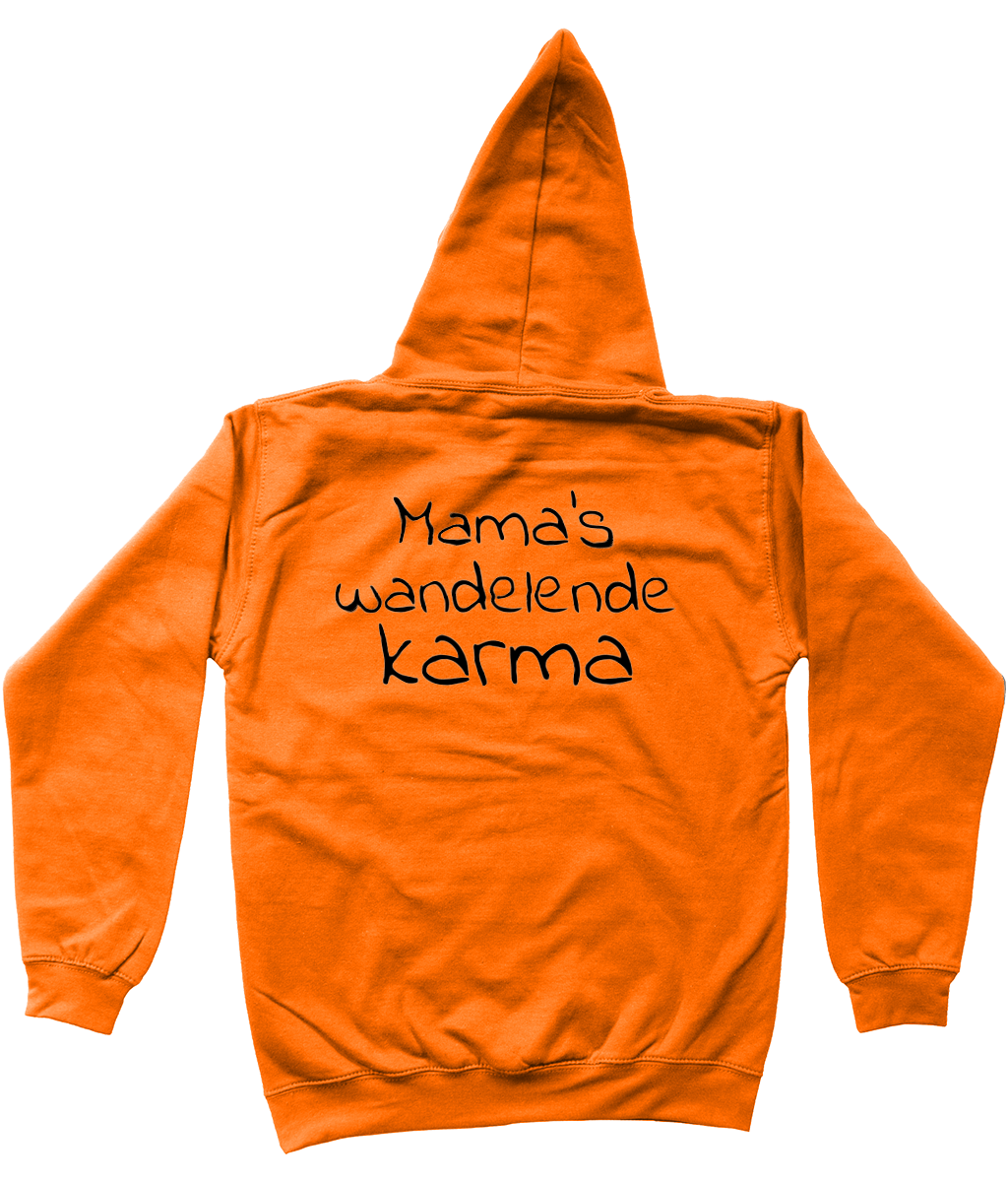 Hoodie kid Mama's wandelende karma