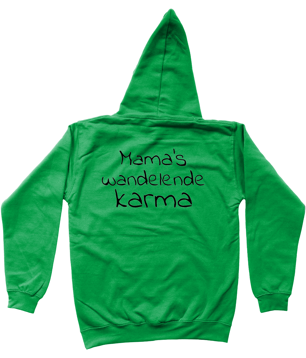 Hoodie kid Mama's wandelende karma