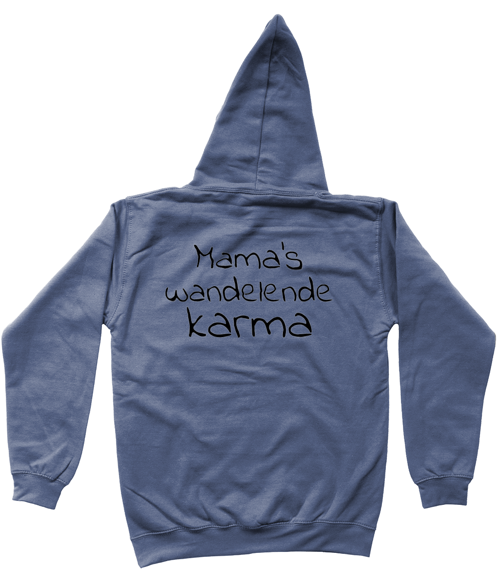 Hoodie kid Mama's wandelende karma