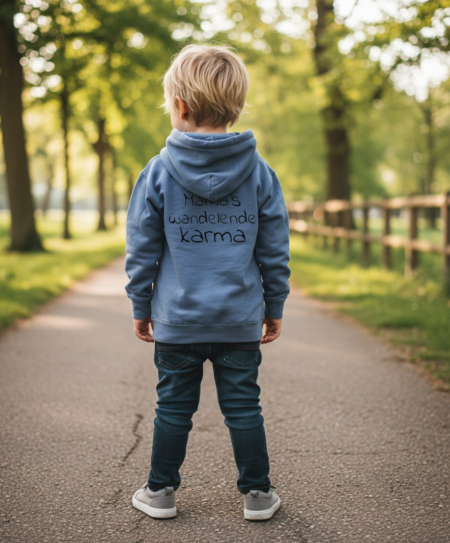 Hoodie kid Mama's wandelende karma