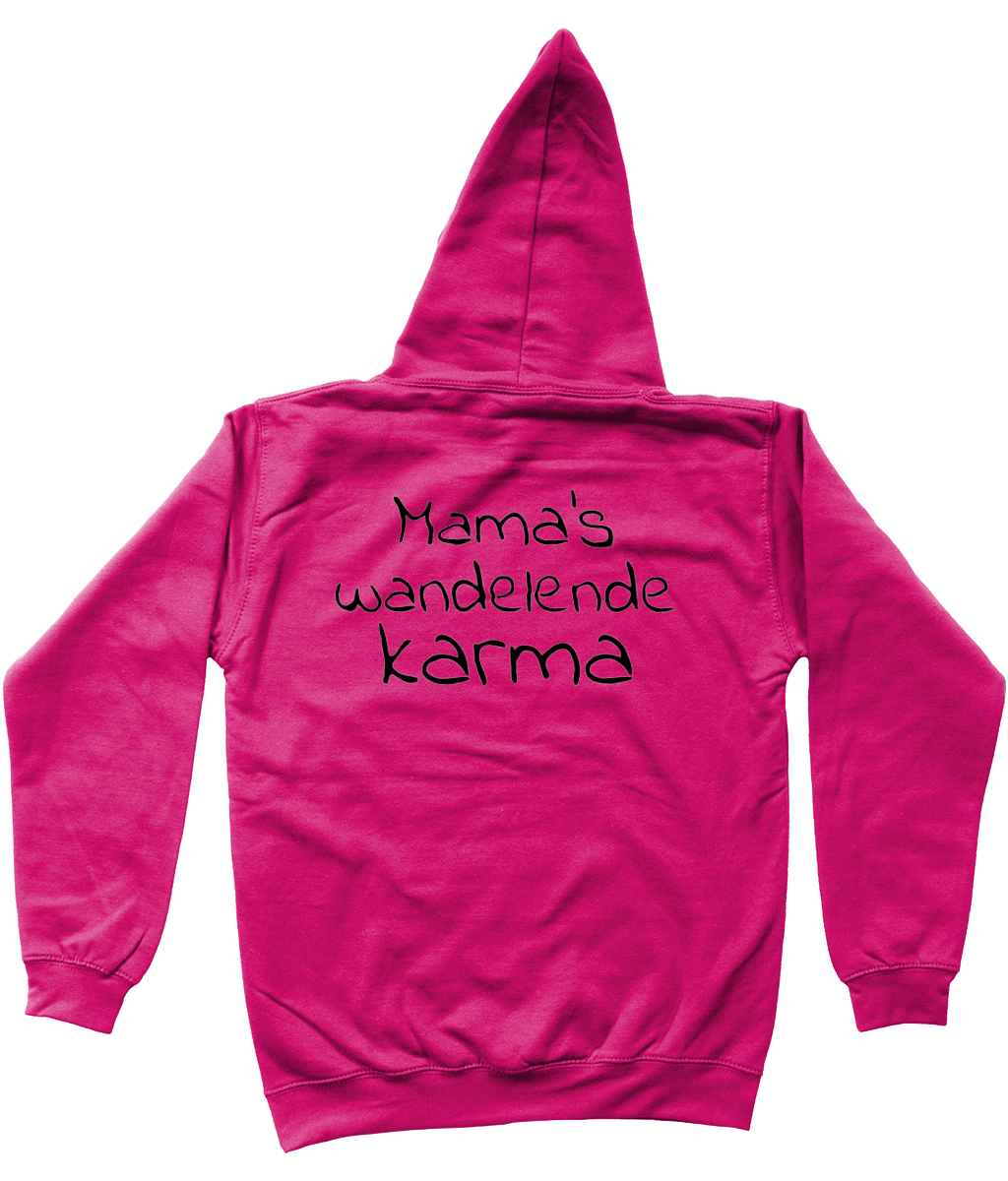 Hoodie kid Mama's wandelende karma