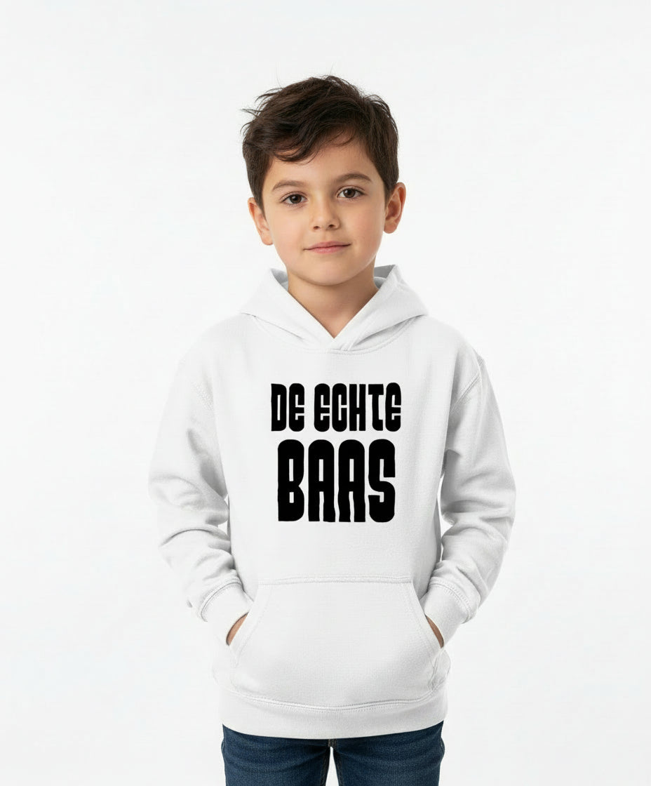 Hoodie kids De echte baas