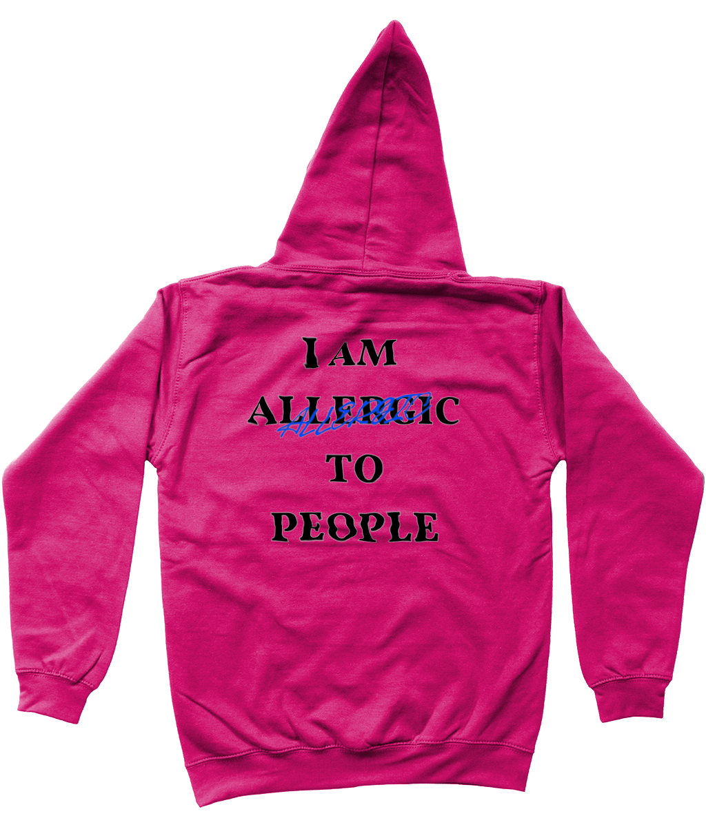 Hoodie kids I am allergic to people