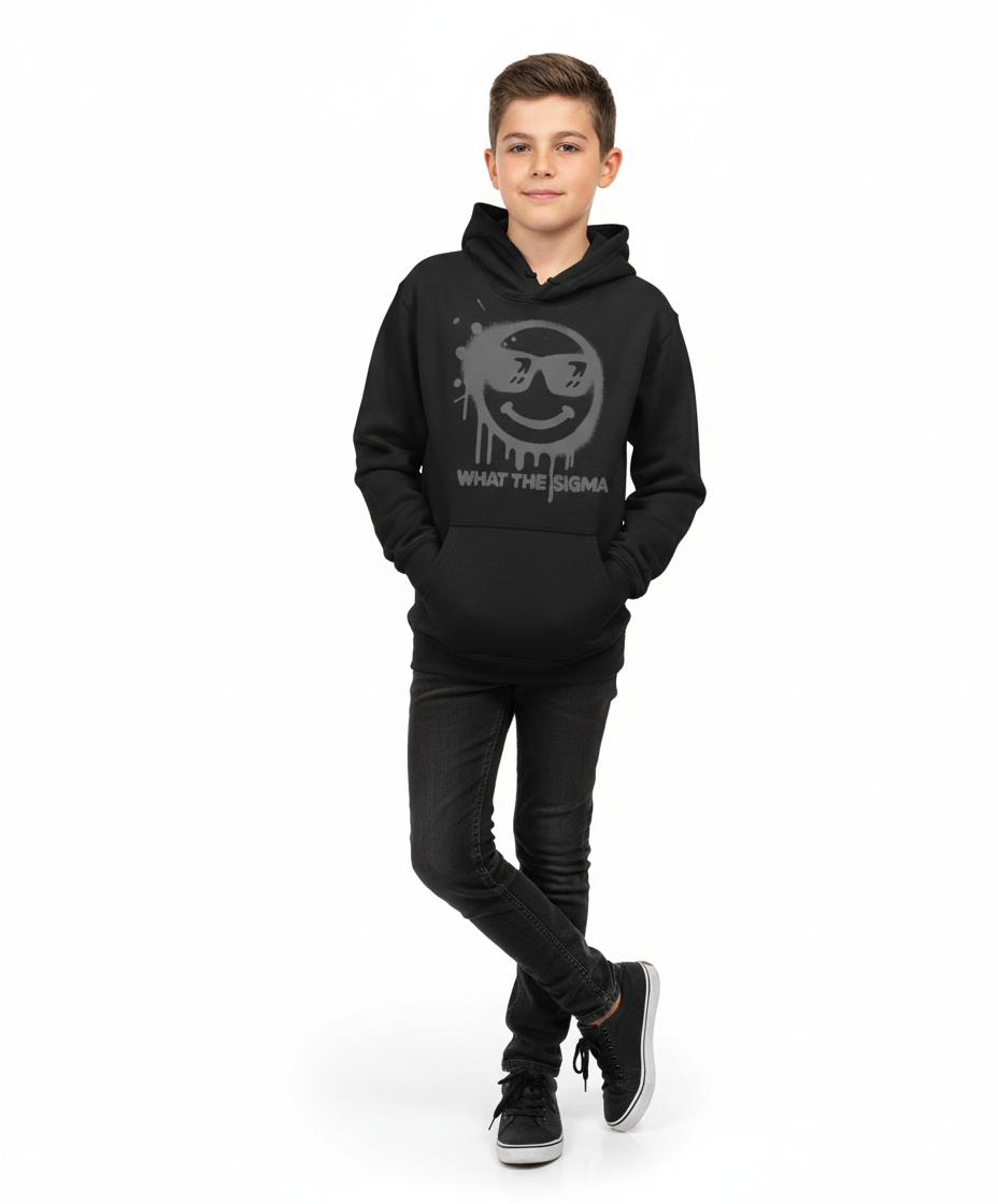 Hoodie kids What the sigma