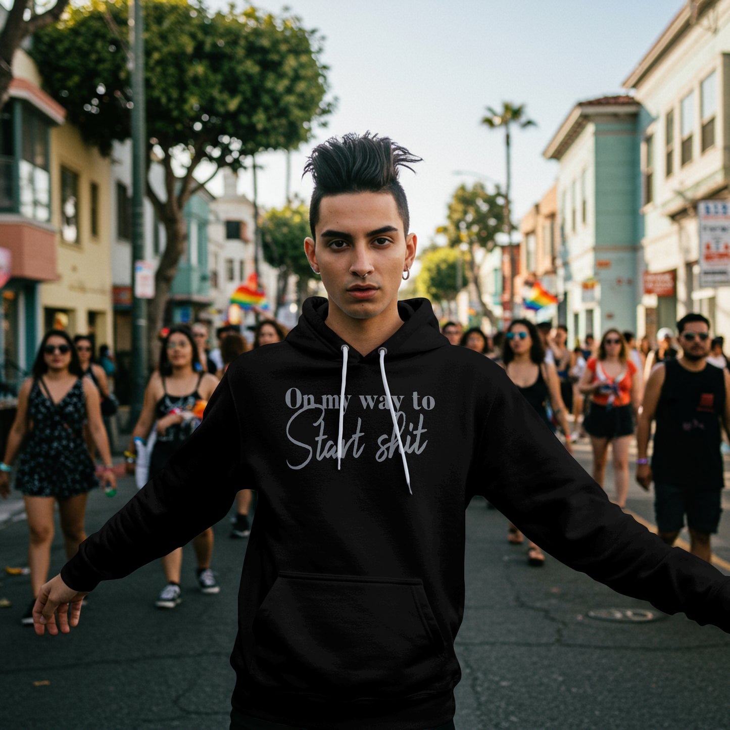 Hoodie fängt an zu scheißen