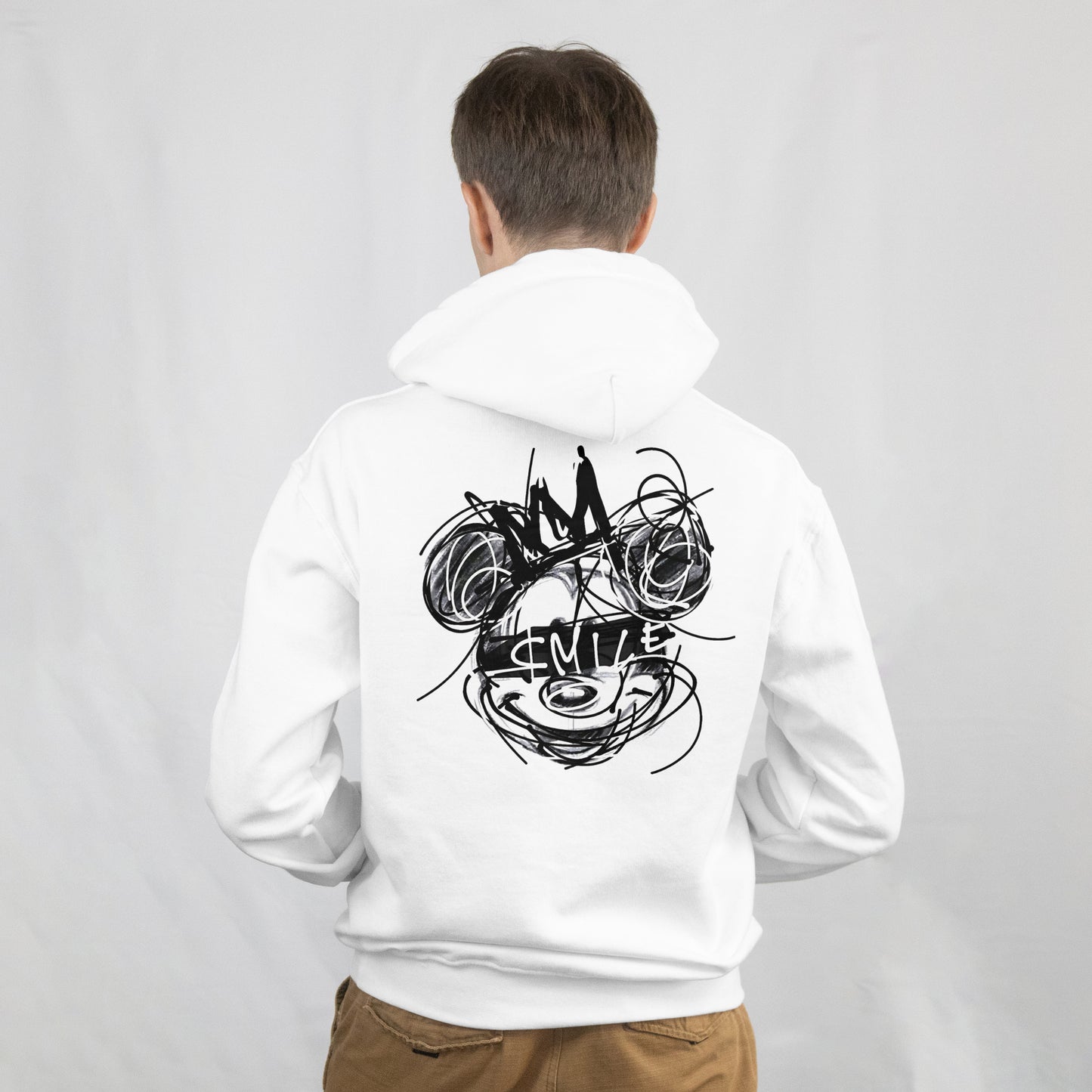 Hoodie-Lächeln
