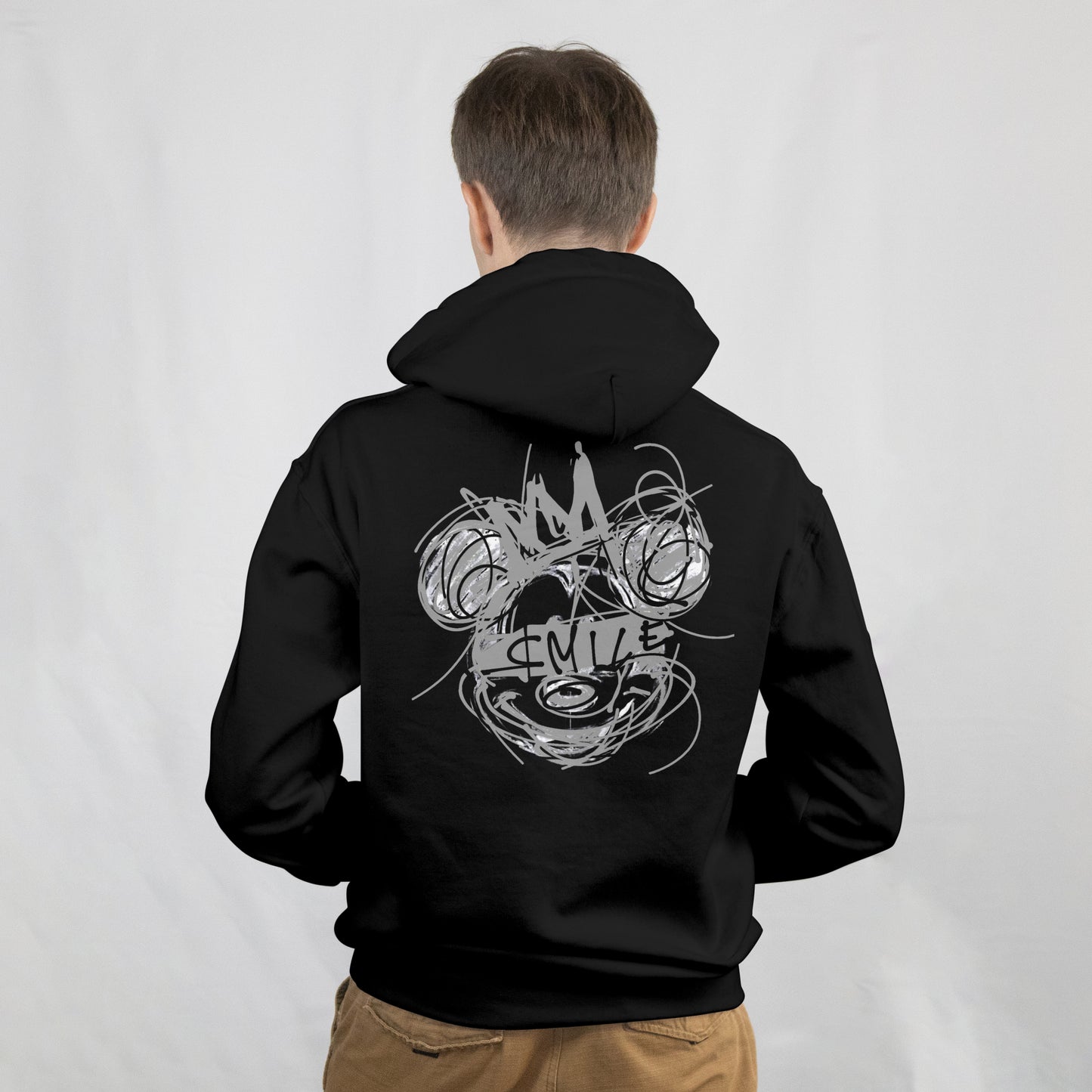Hoodie-Lächeln
