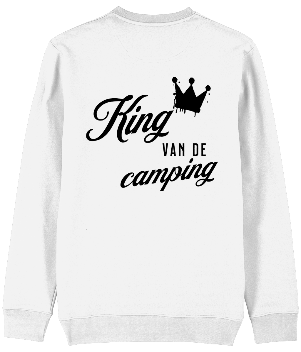 Trui king van de camping white