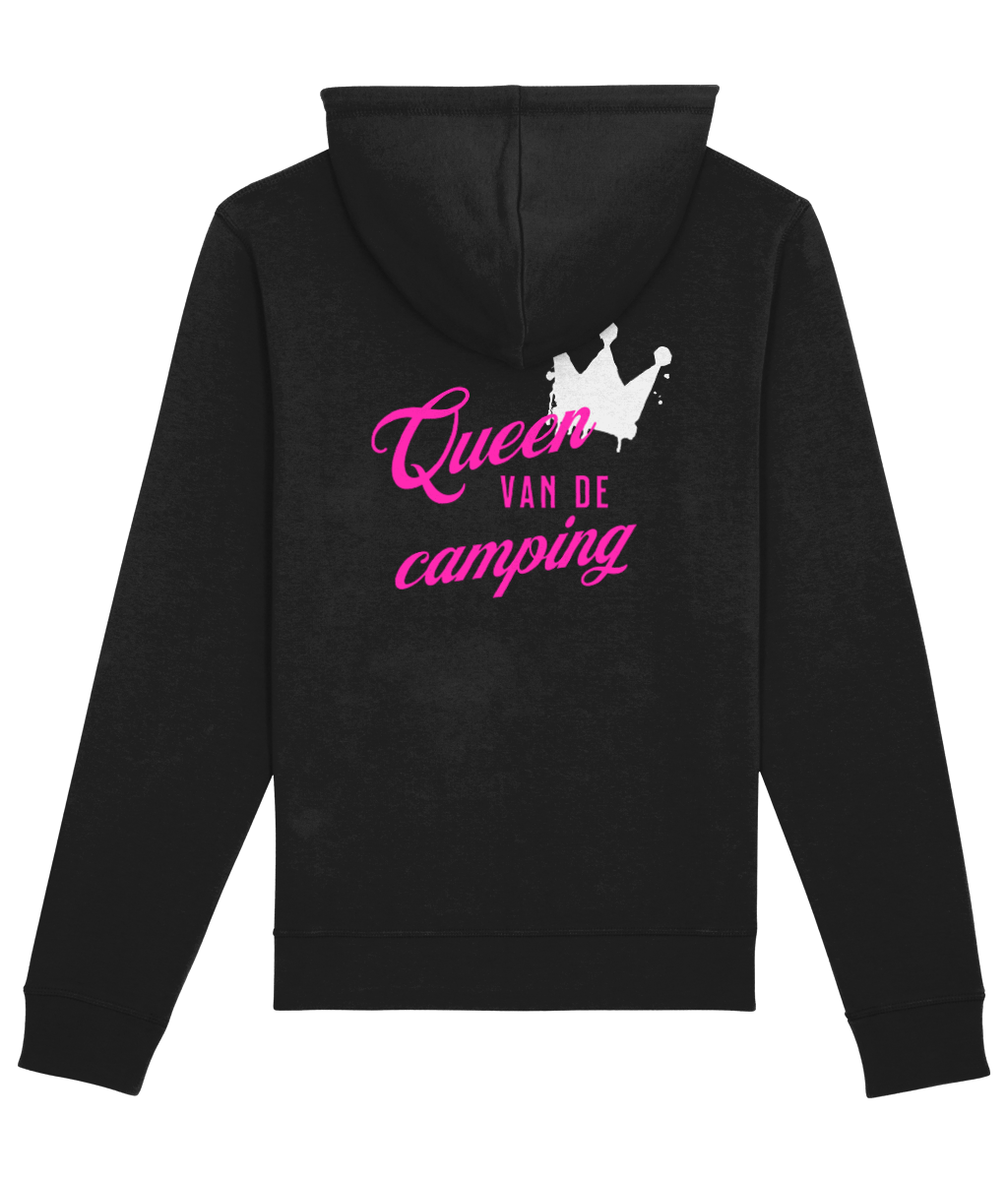 Hoodie queen van de caming black