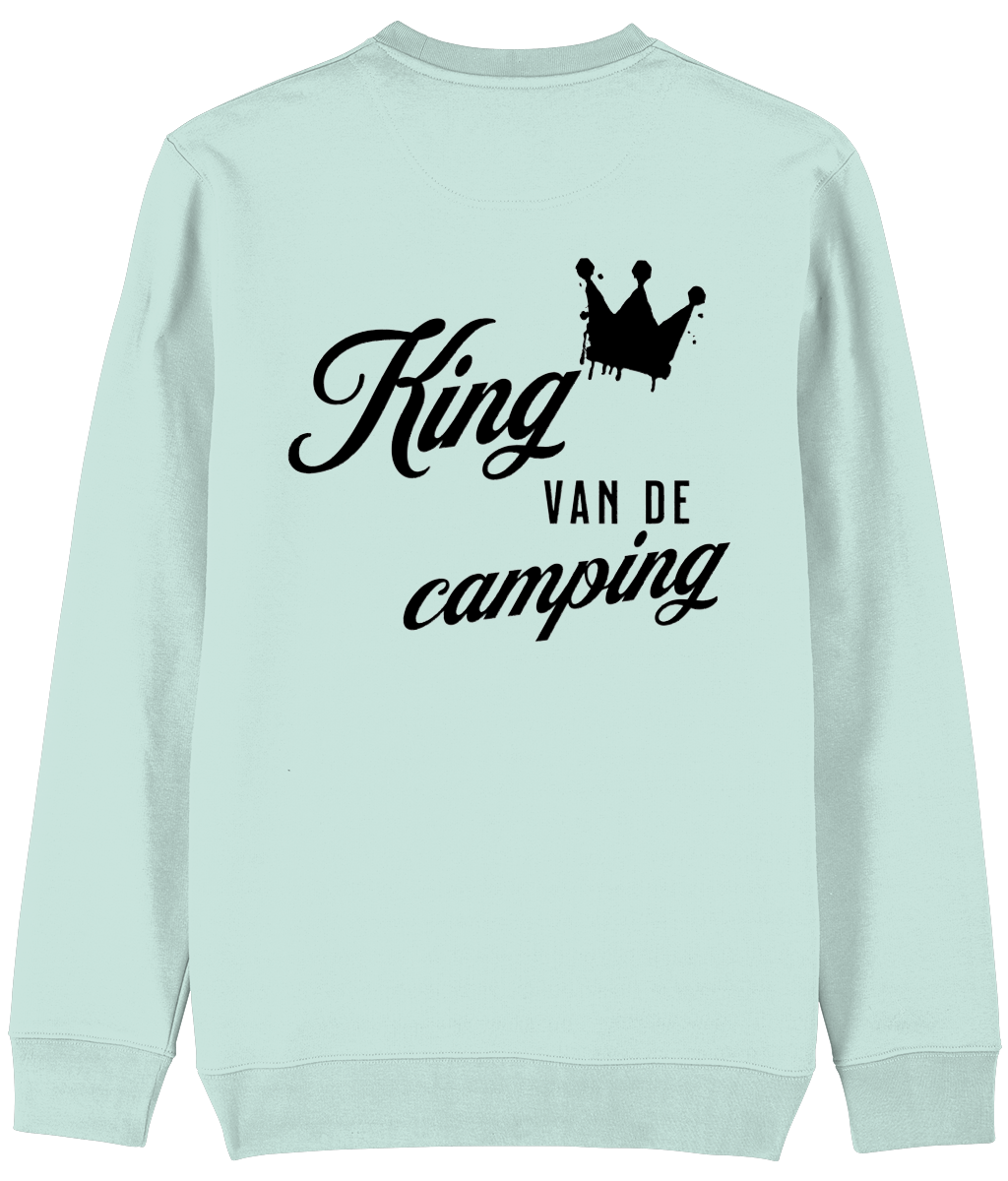 Trui king van de camping caribbean blue