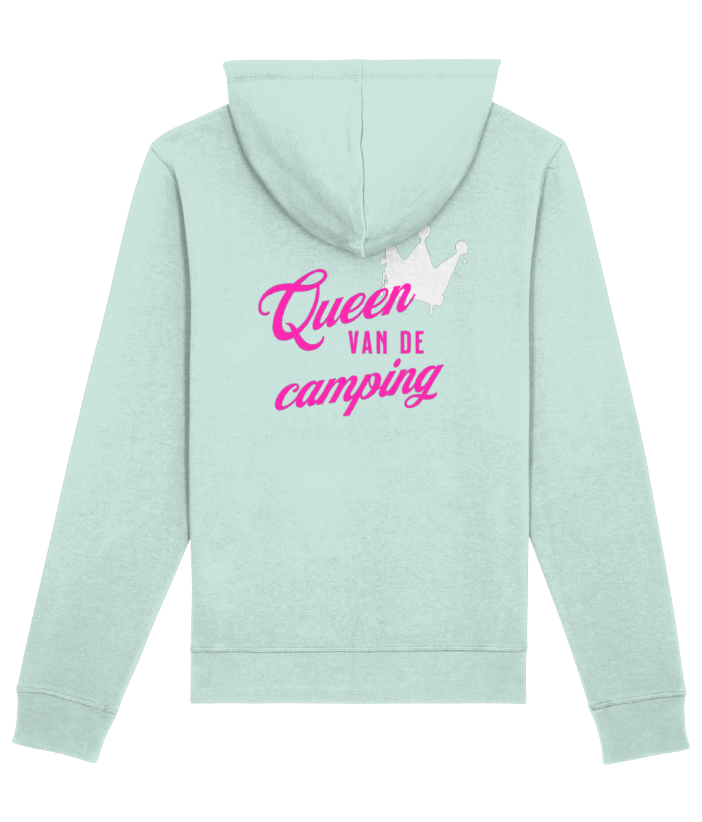 Hoodie queen van de caming caribbean blue