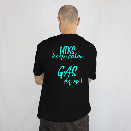 Niks keep calm blauw