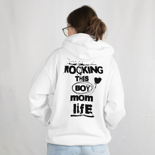 Hoodie Rocking this boy mom life