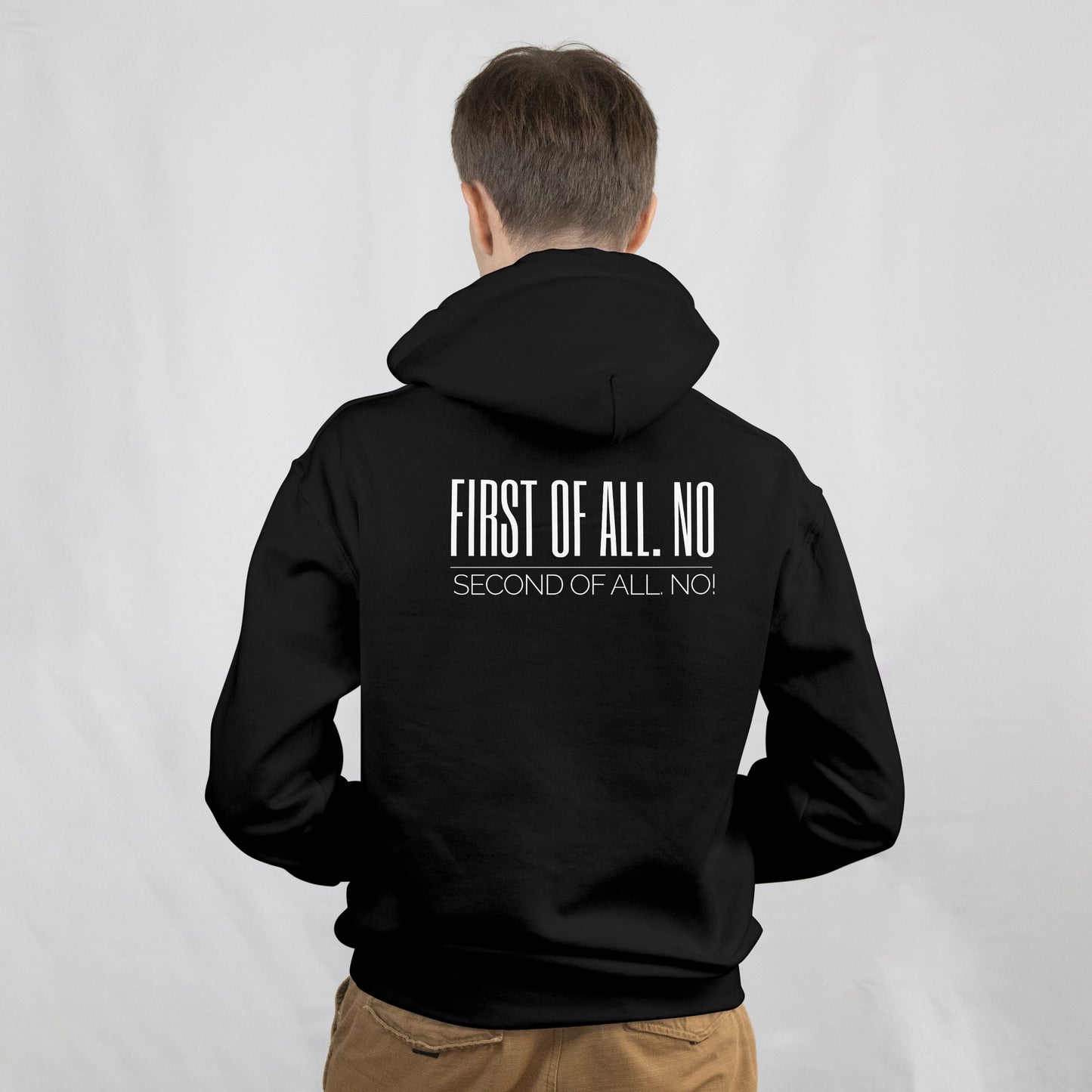 Hoodie first of all. no second of all. no! 2