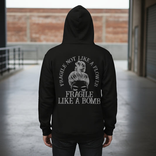 Hoodie zerbrechlich wie eine Bombe