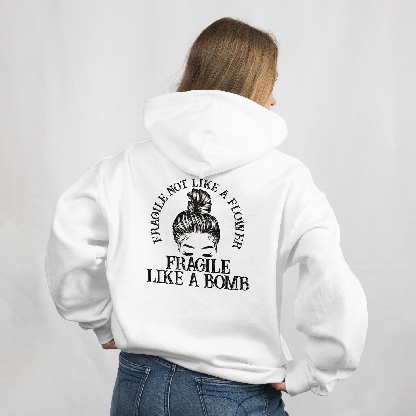 Hoodie zerbrechlich wie eine Bombe