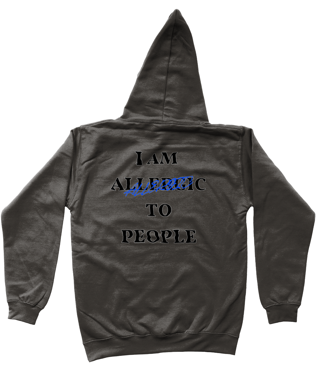 Hoodie kids I am allergic to people