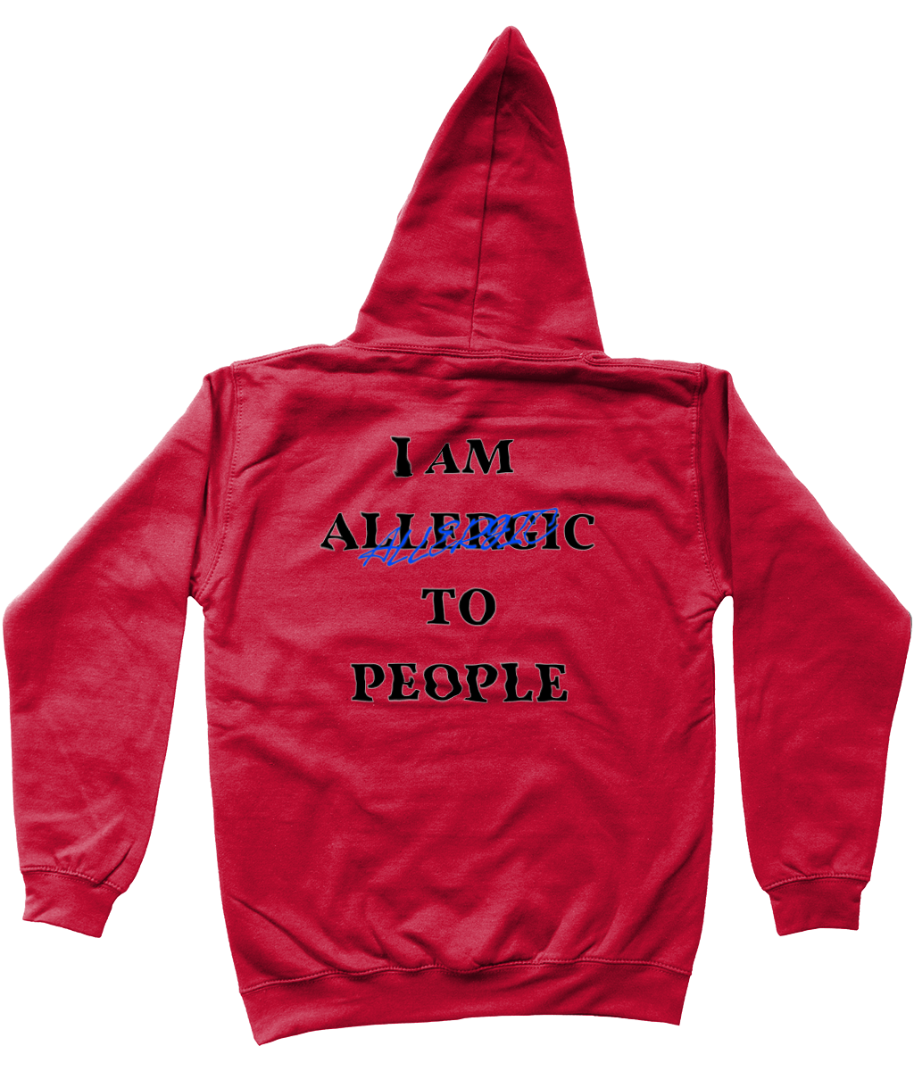 Hoodie kids I am allergic to people