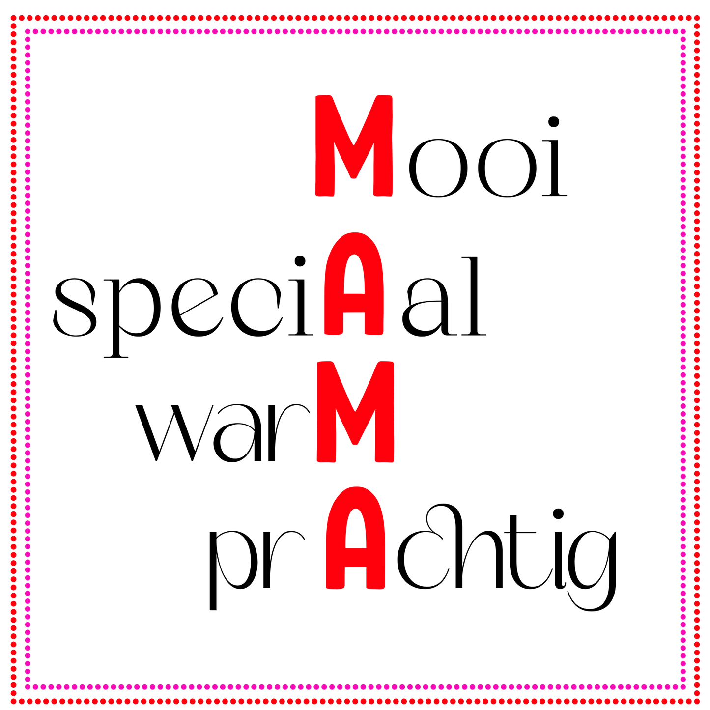 Tegel 15x15 MAMA