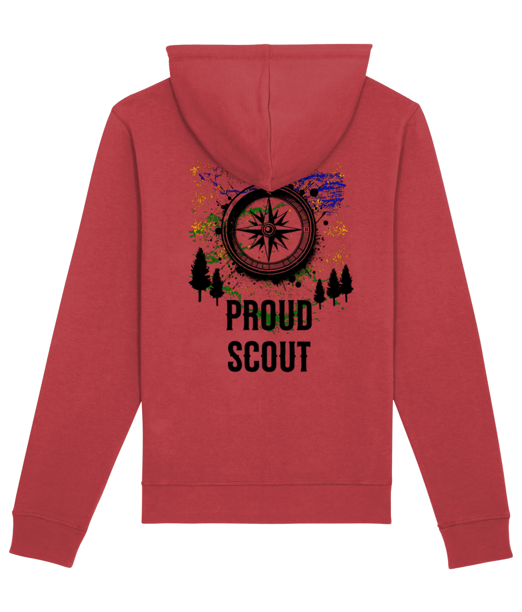 Hoodie proud scout red