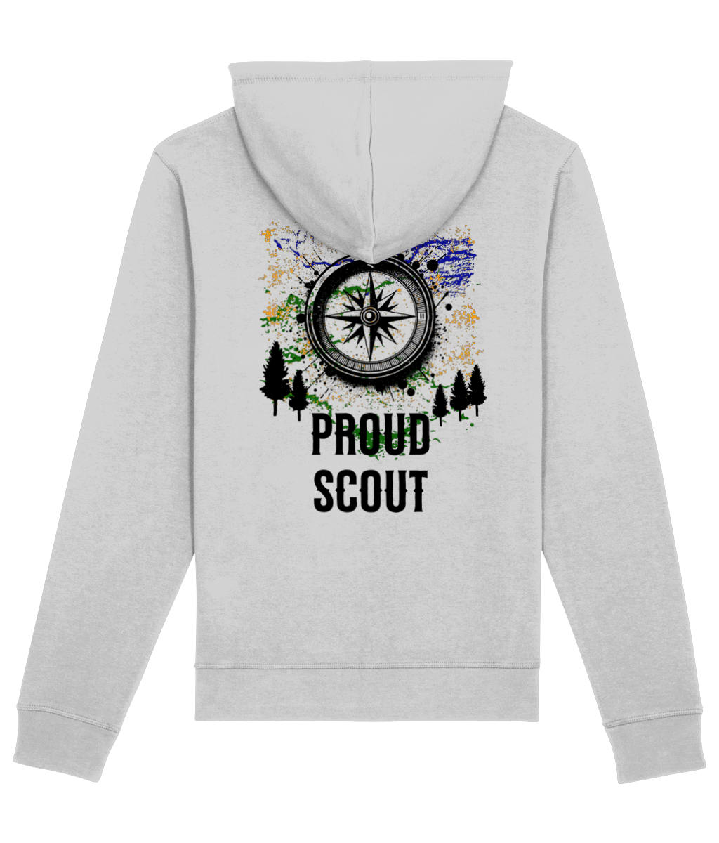 Hoodie proud scout heater grey