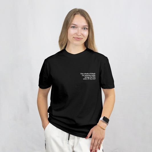 T-Shirt Shade of black