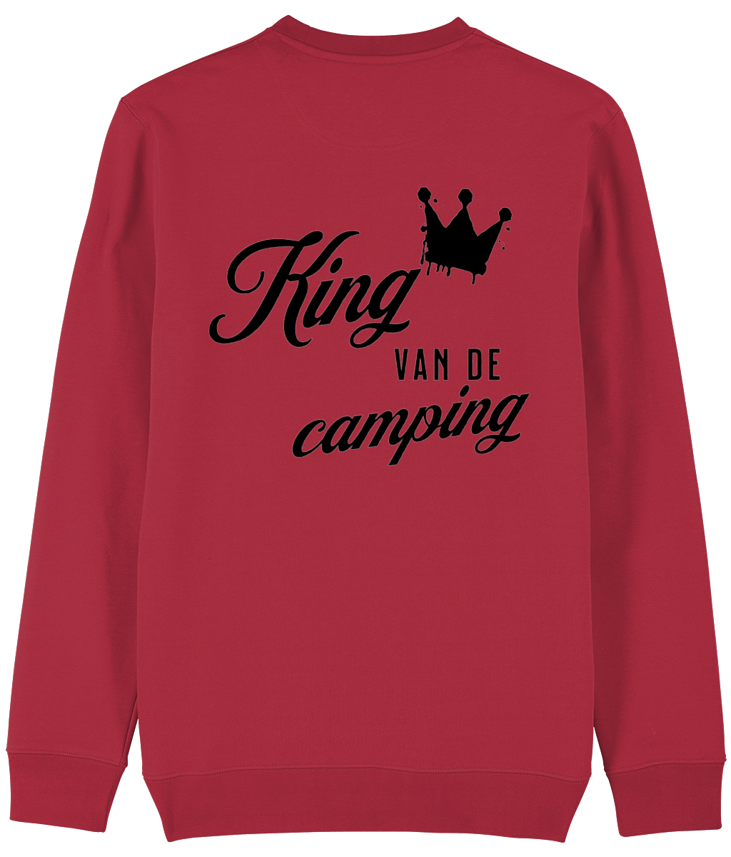 Trui king van de camping red