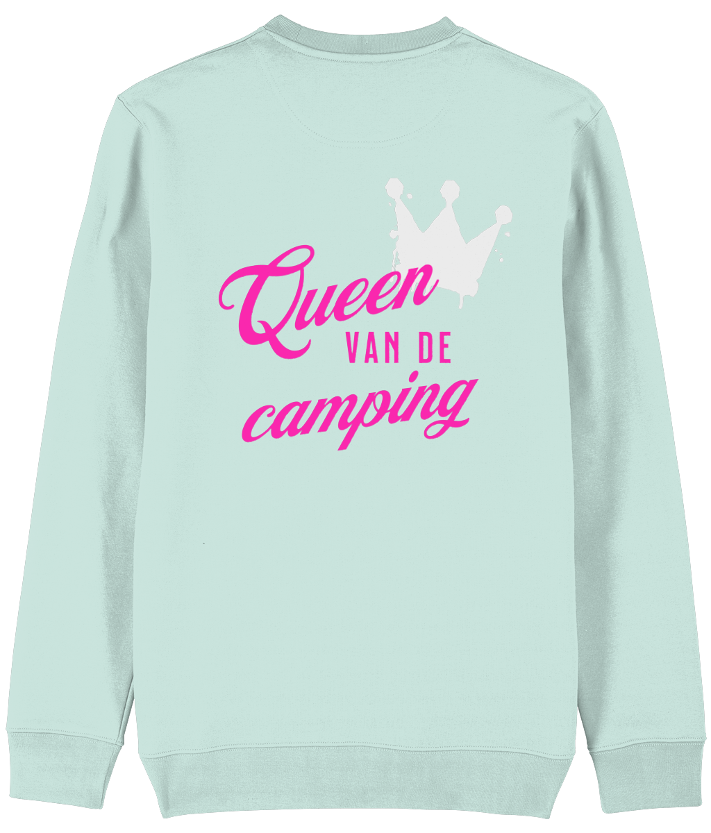 Trui queen van de camping caribbean blue