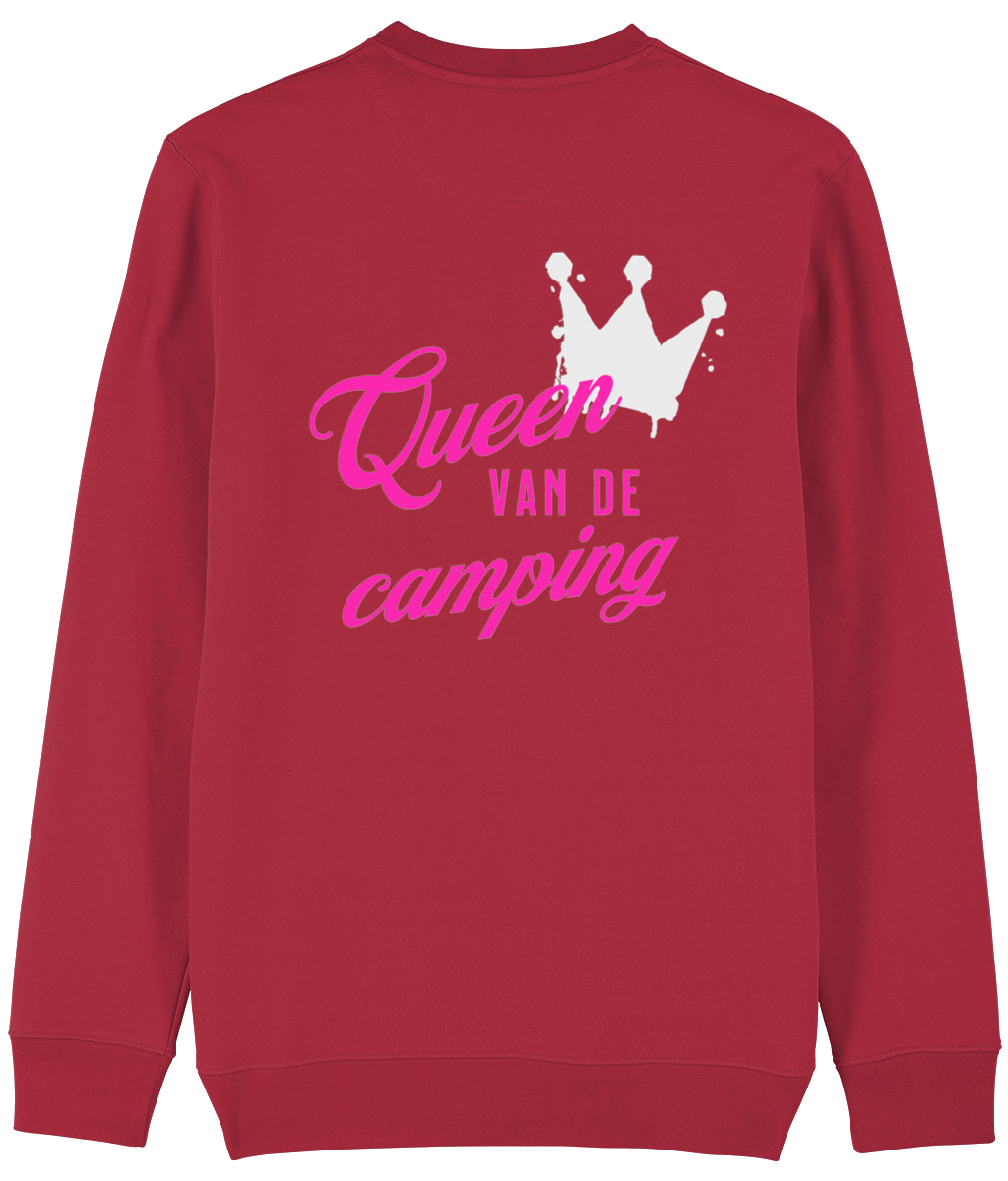 Trui queen van de camping red