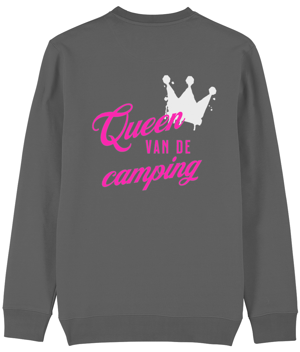 Trui queen van de camping anthracite